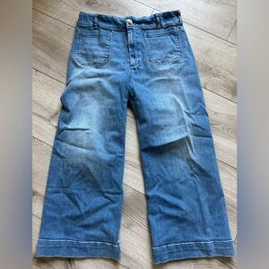 Maeve Collette cropped denim size 32